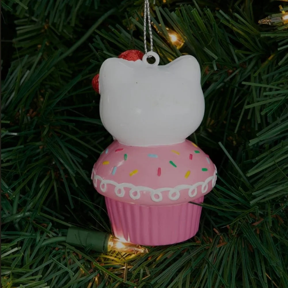 Hello Kitty Pink Cupcake Christmas Tree Ornament Offi cially Licensed By Kurt Al